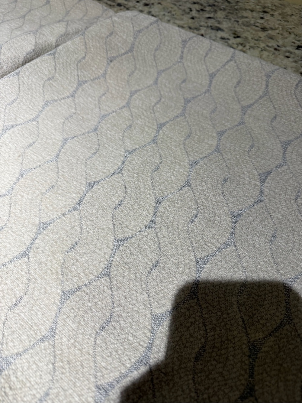 Light Blue Wave Pattern pillow covers- Neutral Home Bedding